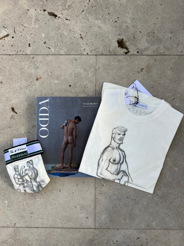 JW Anderson x TOF x ODDA. Pack 3 - option 1 T-shirt, NOAH BROWN